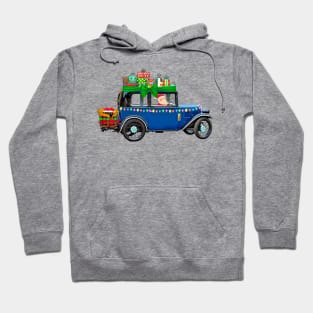 Classic Christmas Vintage Car T-Shirt Hoodie